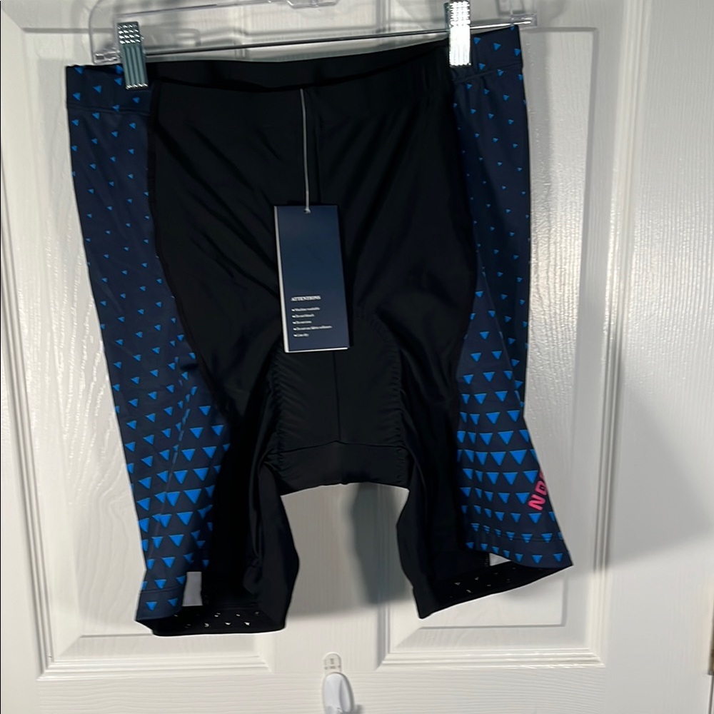 Nooyme Black and Blue Cycling Shorts